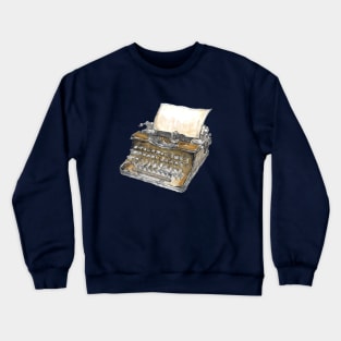 Vintage Typewriter - Vintage Objects - Gifts for writers. Crewneck Sweatshirt